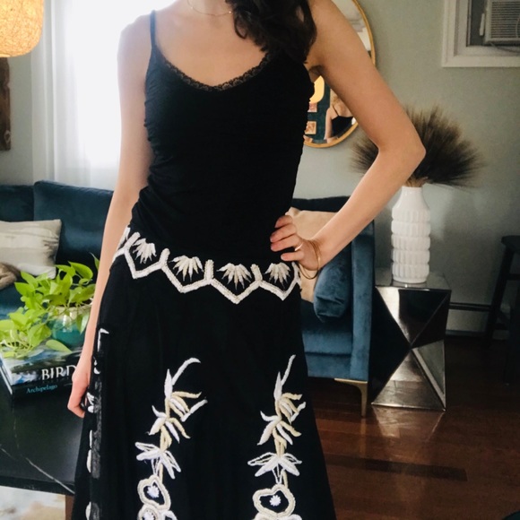 Basil & Maude BoHo Lace Blouse and Skirt Set - Picture 7 of 7